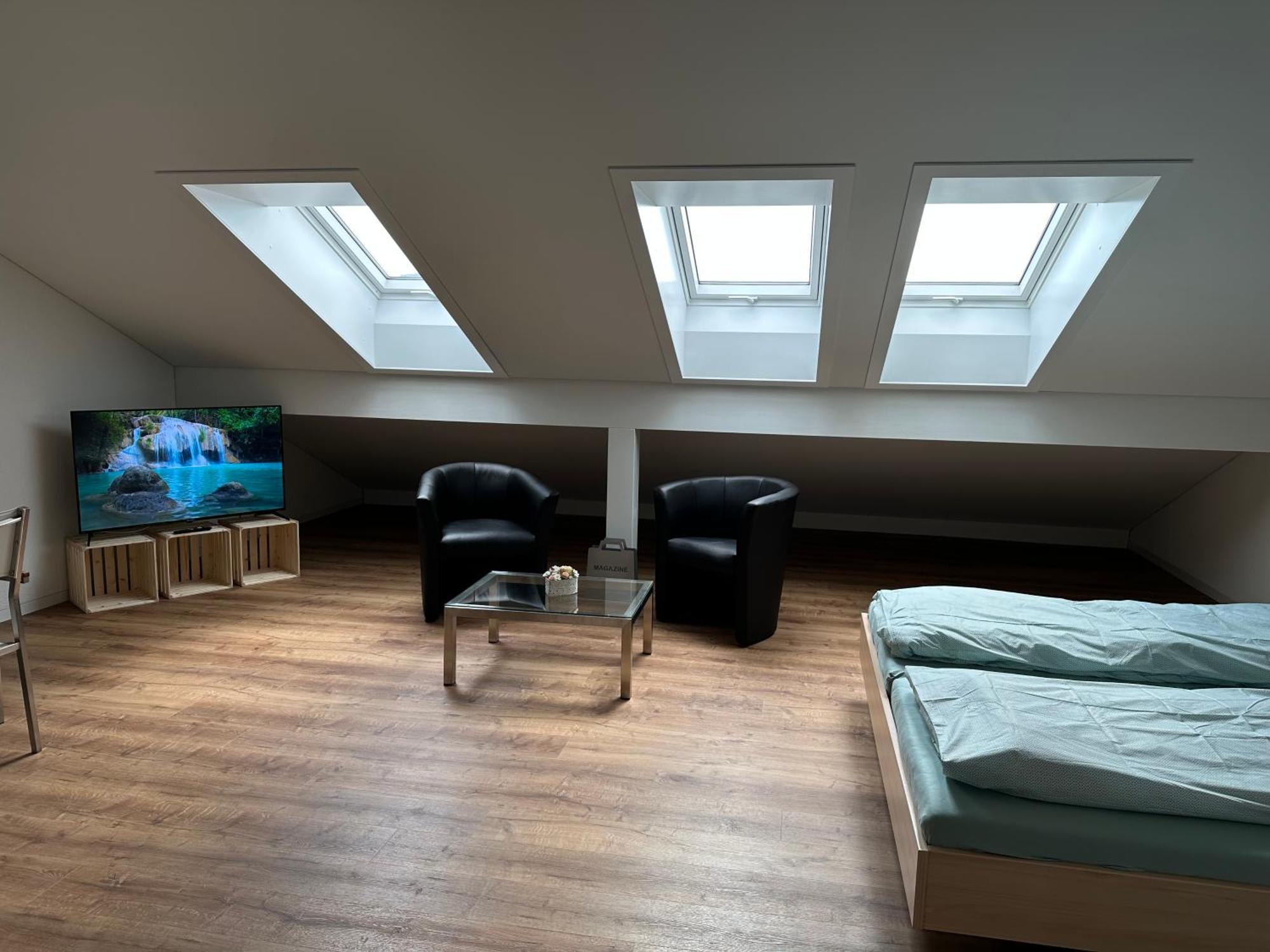 Neue Einzimmer Dachwohnung Seengen Exterior photo